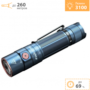 Фонарь FENIX E35R ледниково-синий